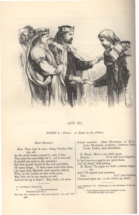 Macbeth Act III Header | Victorian Illustrated Shakespeare Archive