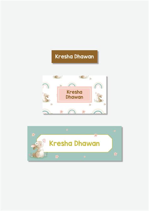 Bunny Bounce - Stickers/ Labels