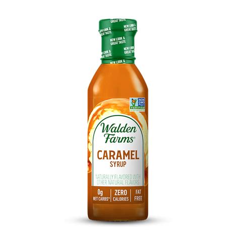 Amazon.com : Walden Farms Caramel Syrup 12 oz - Sweet Syrup, Near Zero ...