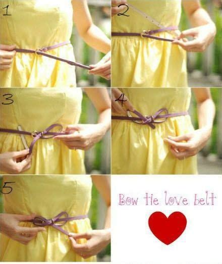Pin de angelinabarry em How to Bow Tie Your Waist Belt - | Roupas ...