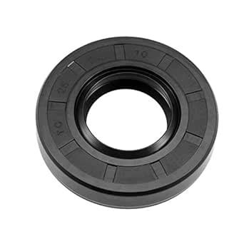 uxcell Oil Seal, TC 25mm x 52mm x 10mm, Nitrile Rubber Cover Double Lip ...