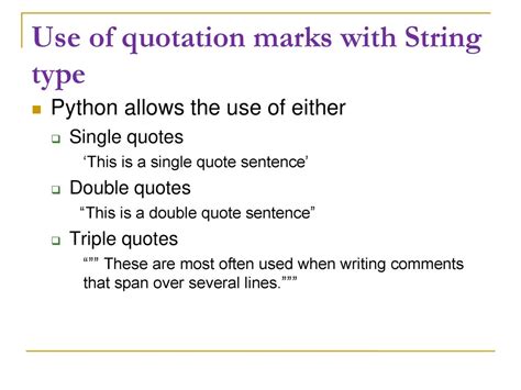 Image result for Example of String Quotation in Python