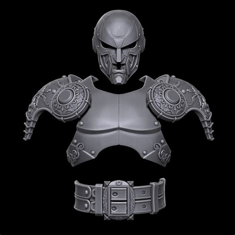 STL file doom armor・3D print model to download・Cults