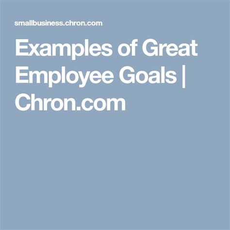 Image result for Employee Goals Examples