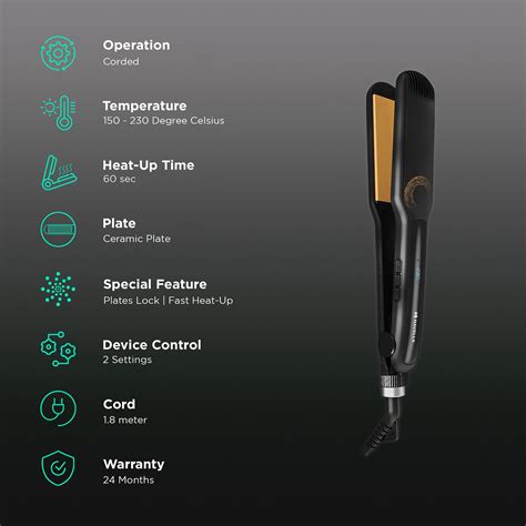 Buy HAVELLS Keratin HS4122 Hair Straightener with Digital Display ...