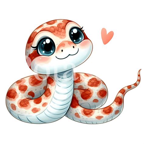 9 Cute Snake Clipart Snake Watercolor Clipart Cute Watercolor Clipart ...