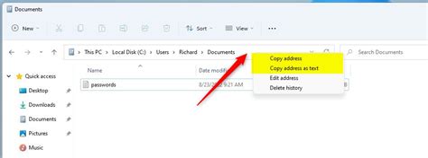 Image result for How to Copy File Location Windows