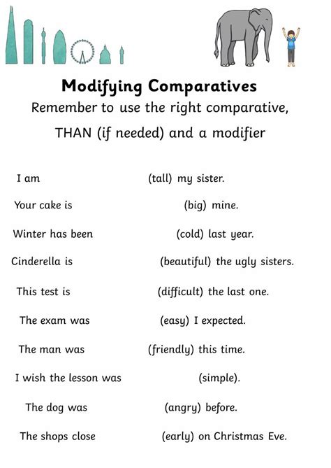 Image result for Post Modifier Worksheet