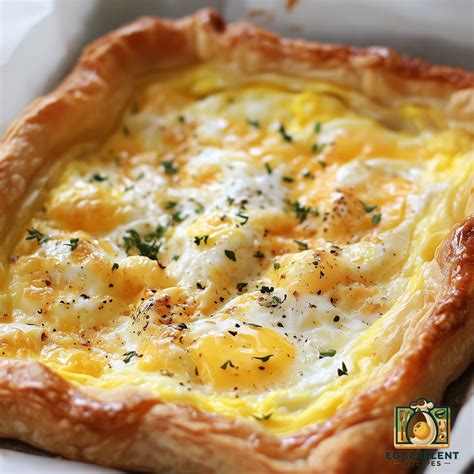 Egg & Cheese Puff Pastry Tart