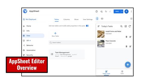 Image result for Appsheet Tutorial Organization and User