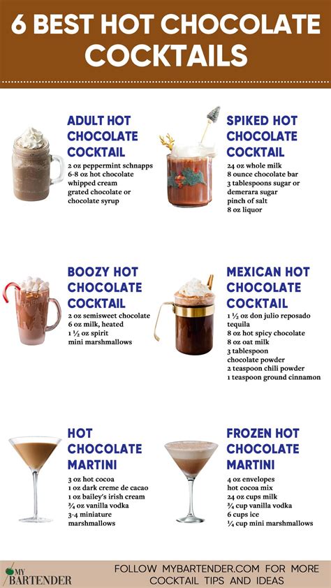 16 Best Hot Chocolate Cocktails for Winter | Recipe | Christmas drinks ...