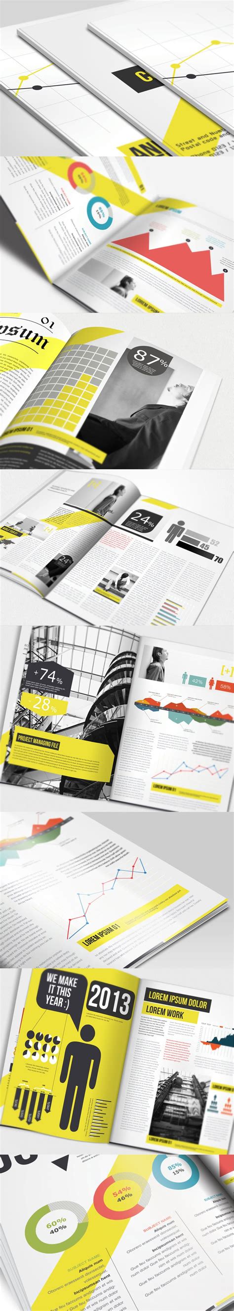 Charts & Graphs - Annual Report Brochure Ver 2.0 by Unicogfx (via ...
