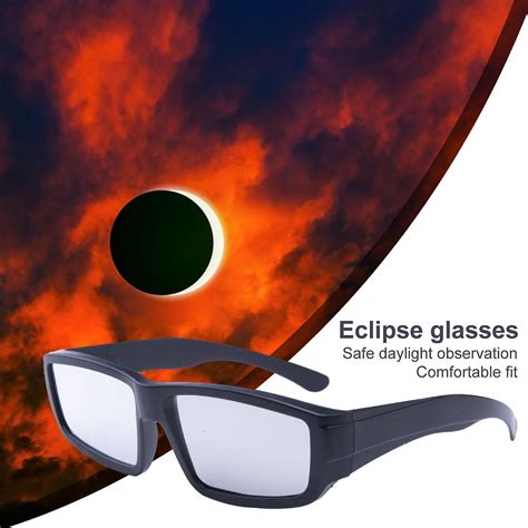 Solar Eclipse Glasses Solid Color Compact Size Ultra-light Comfortable ...