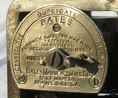 Image result for Bates Stamp Machine