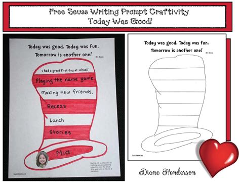 Dr. Seuss Writing Prompt "Craftivity" | Writing prompts, Classroom ...