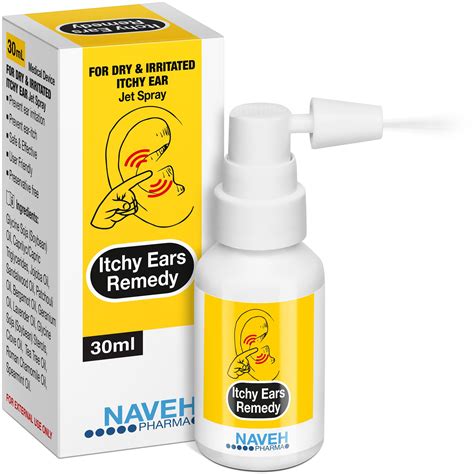Amazon.com: NAVEH PHARMA Itchy Ears Remedy: Ear Cleaning and Itch Relief | Treats All Causes of ...