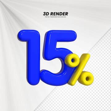 3d sales discount price tag 3d rendering for composition 15 percent ...