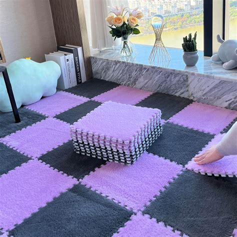 Amazon.com: 20 Pcs Interlocking Foam Mat for Playroom,Plush Foam Floor ...