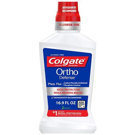 Colgate Phos-Flur Ortho Defense Anti-Cavity Fluoride Rinse Mint | Walgreens