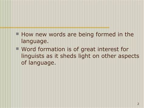 Image result for Word Formation Process