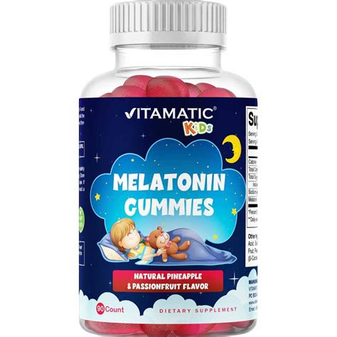 Melatonina para Niños - Piña - 1 mg - 90 Gomitas | Puro Estado Fisico