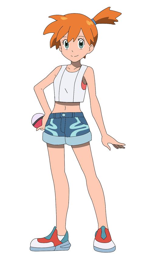 Misty (Pokemon Journey) Render LGPE version by neoholbert on DeviantArt