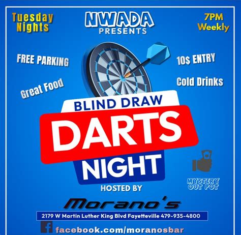 Blind Draw Dart Tournament!, 2179 W Martin Luther King Jr Blvd ...