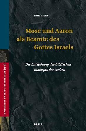 Buy Mose Und Aaron Als Beamte Des Gottes Israels: Die Entstehung Des ...
