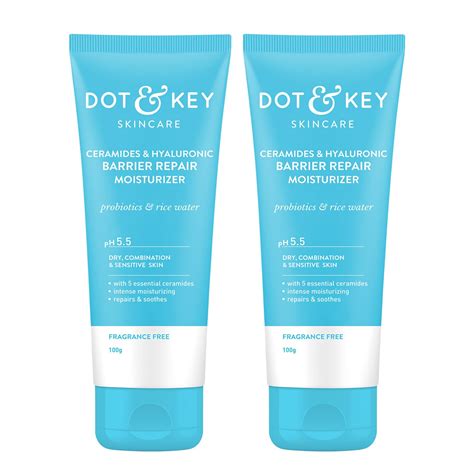 Dot & Key Ceramides Moisturizer (Pack of 2, 100 gms each) with ...