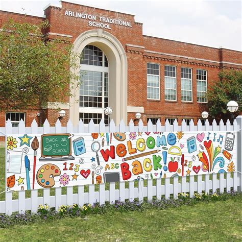 Probsin Large Welcome Back to School Banner Decorations - India | Ubuy