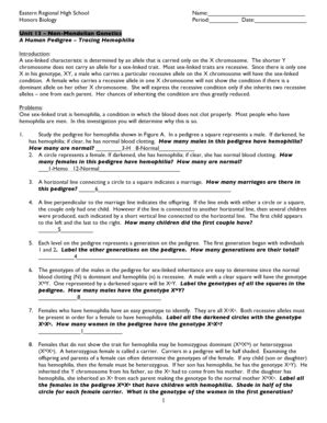 Unit 13 Non Mendelian Genetics - Fill and Sign Printable Template Online