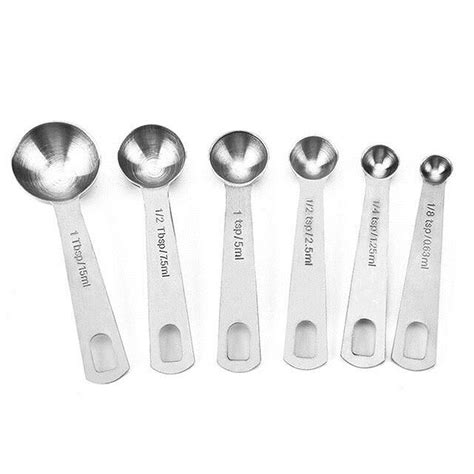 BLLXMX Measuring Spoon,Accurate Measuring Spoons,304 Stainless Steel ...