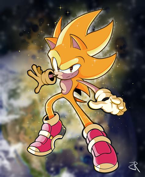 ArtStation - 2023 Art: #103 - Super Sonic (Adventure style)