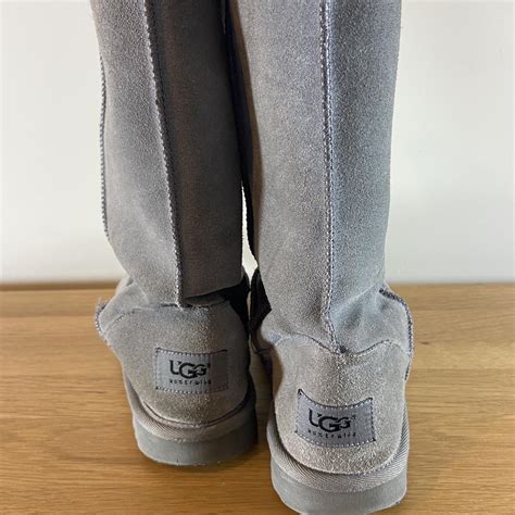 WOMEN'S CLASSIC TALL UGG BOOTS IN GREY - GENUINE UGG... - Depop
