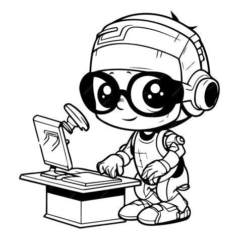Image result for Computer Robot Cartoon