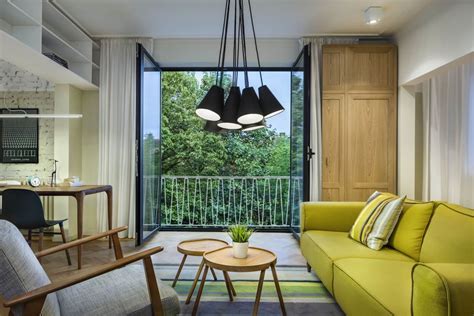 小北欧风格88平米二居室客厅茶几装修图片_别墅设计图