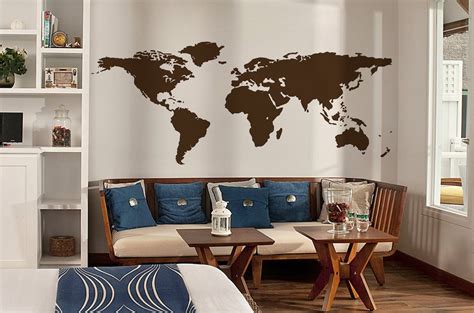 World Map Wall Decal Sticker 的图像结果