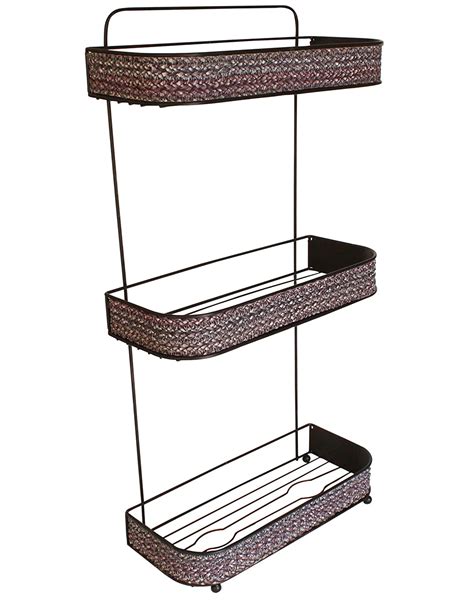 TIED RIBBONS 3 Tier Shower Caddy Bathroom Storage Wall Shelf Organizer ...
