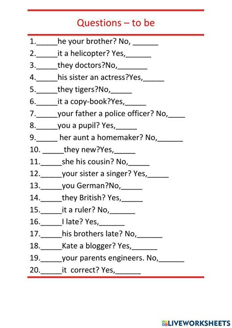 Image result for To Be Interrogative Form