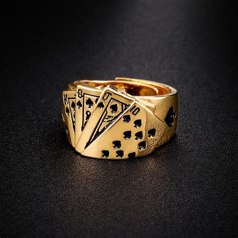 18k gold plated poker master ring (limited edition) – Gonzo