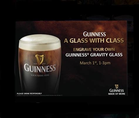 Guinness Glass Etching Event, 2400 S HWY 27 - Unit A, Clermont, FL, 1 ...