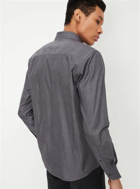 Buy Men Slim Fit Checked Formal Shirt Online at just Rs. 1049.0 ...