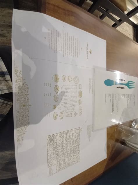 Menu at Pepper Palace Restaurant, Thalassery