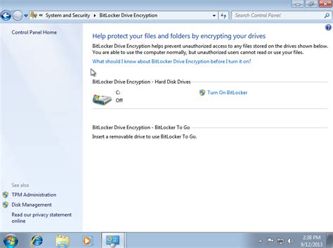 Image result for Manage BitLocker Window