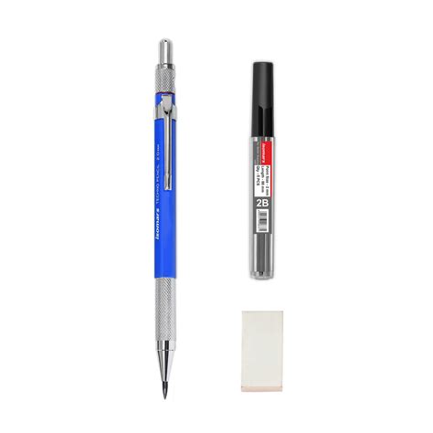 Isomars Mechanical Drafting Pencil 2mm with built-in sharpener and 10 ...