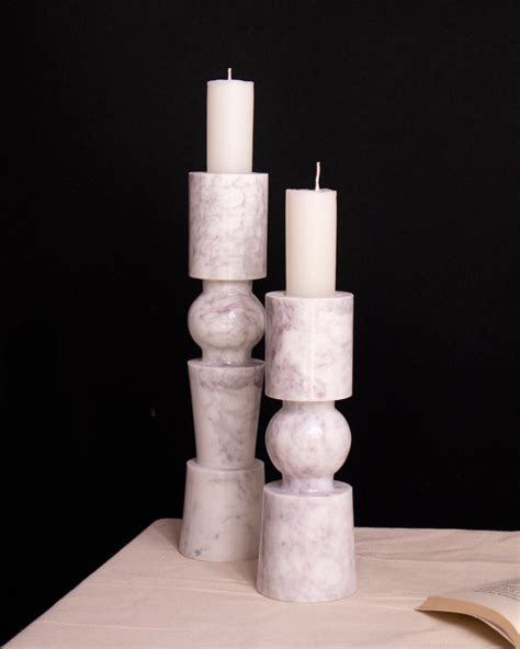 Marble Candle Holder | Buy Now - Handicraft Bazaar
