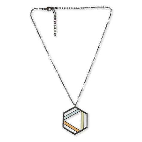 Benzene Black Rhodium Brass Necklaces – VOYLLA