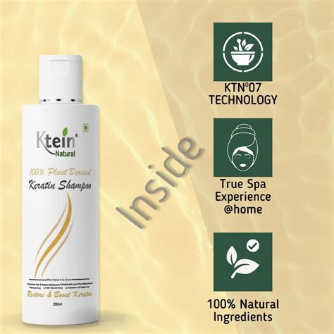 100% Plant Derived Keratin Shampoo & Conditioner Combo - 100ml – Ktein ...