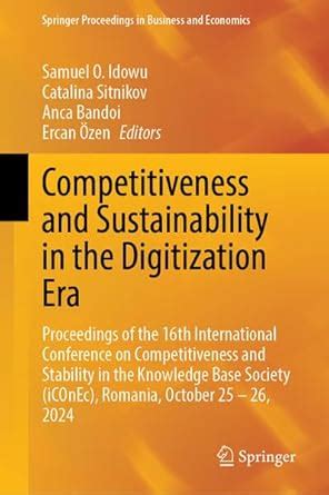 Competitiveness and Sustainability in the Digitization Era: Proceedings ...