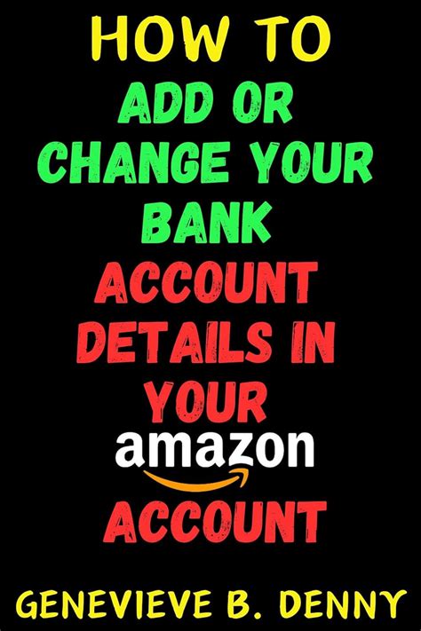 HOW TO ADD OR CHANGE YOUR BANK ACCOUNT DETAILS IN YOUR AMAZON ACCOUNT ...